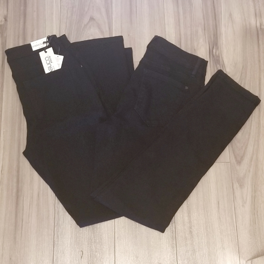 2 Pairs Black Skinny Jeans (Sz 8)